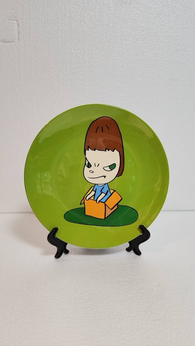 【模写】奈良美智 Yoshitomo Nara Ceramic 飾り皿 PLATE Diam. 20CM #35の画像1