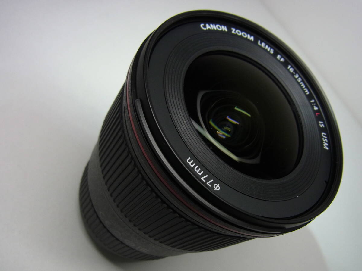  Canon Canon EF16-35mm 4L IS USM * with a hood * camera speciality shop .. operation verification ending 