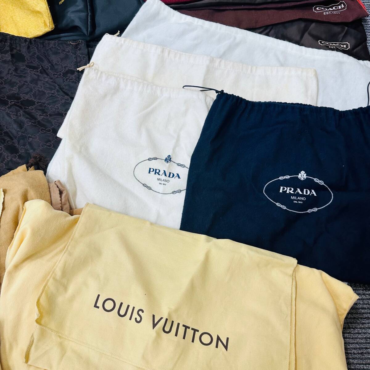 ブランド 保存袋セット Louis Vuitton GUCCI CHANEL Cartier PRADA LOEWE BALENCIAGA BVLGARI FENDI COACH ヴィトン GUCCI シャネル ロエベの画像7