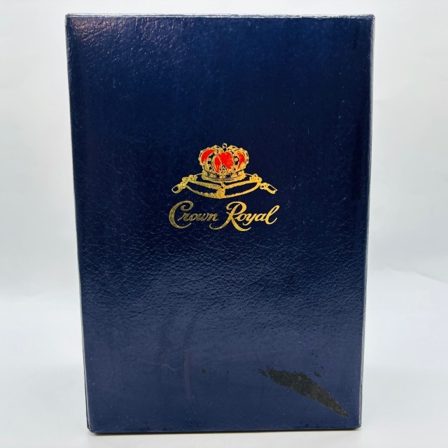 Crown Royal クラウンローヤル ウイスキー 1972年 カナダ 75cl 40° GL 750ml 80 PROOF 1円 ジョージ6世 最高級 カナダ 箱キズ 未開封 4823の画像10