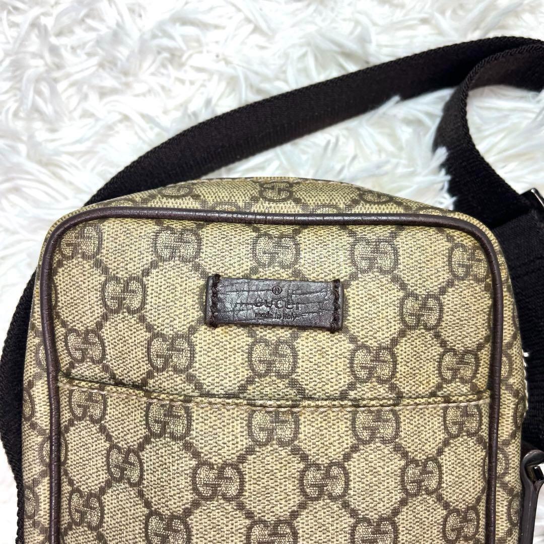 １円　GUCCI　グッチ　122754　1669　GG　スプリーム　PVC　クロスボディ　ショルダーバック　ポシェット　メンズ　レディース　_画像3