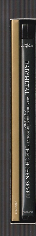 即決 送料込み THE ONE 限定 BABYMETAL ベビーメタル METAL RESISTANCE EPISODE Ⅶ -APOCRYPHA- THE CHOSEN SEVEN 2Blu-ray+CDの画像5