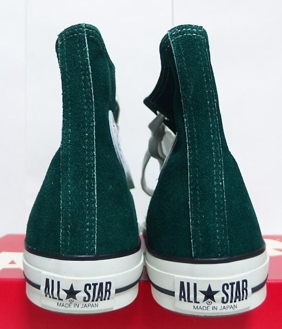 CONVERSE Converse MADE IN JAPAN SUEDE ALL STAR J HI all Star suede US10.5 / 29cm GREEN