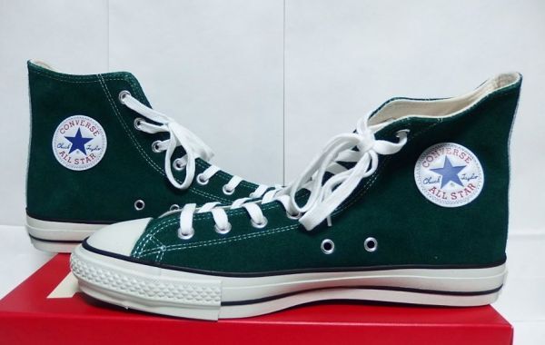 CONVERSE Converse MADE IN JAPAN SUEDE ALL STAR J HI all Star suede US10.5 / 29cm GREEN