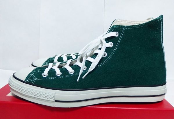 CONVERSE Converse MADE IN JAPAN SUEDE ALL STAR J HI all Star suede US10.5 / 29cm GREEN