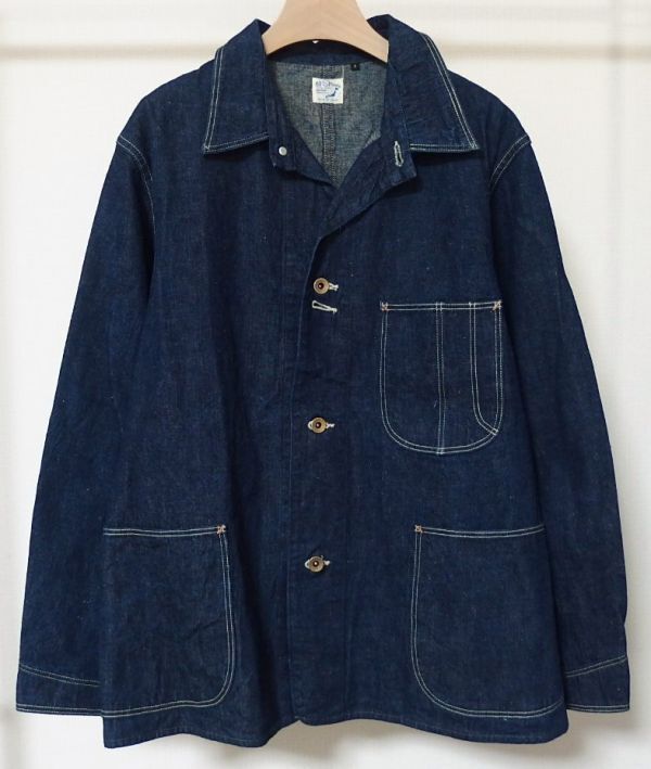 or slow orslow オアスロウ 40's COVERALL デニム カバーオール ジャケット 1 大戦モデルの画像1