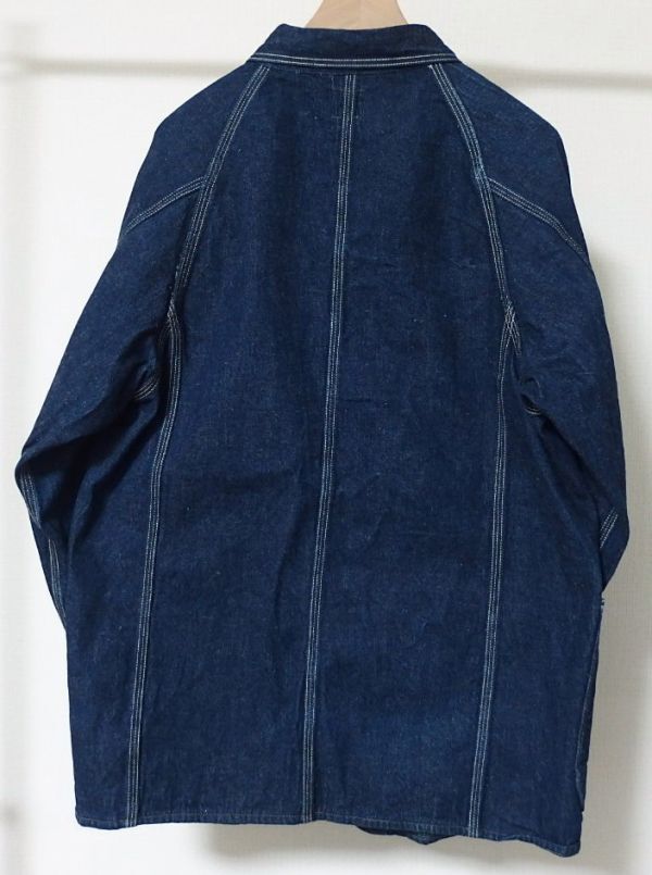 or slow orslow オアスロウ 50's COVERALL デニム カバーオール ジャケット 1の画像2