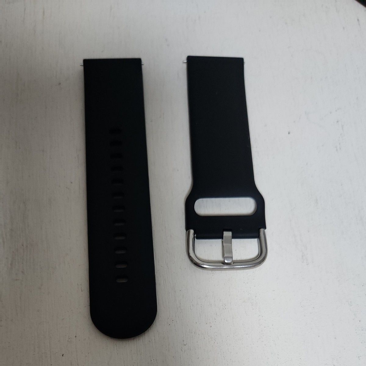 スマートウォッチ　バンド 黒 腕時計　USBケーブル　充電器