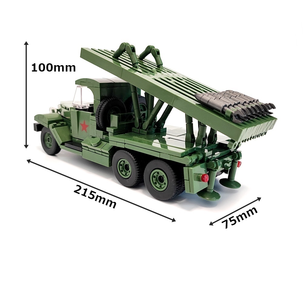 BM-13 カチューシャ WWⅡ ソビエト軍 自走砲 ミニフィグ ブロック戦車 パンツァーブロックス 送料無料 国内発送 ESシリーズ