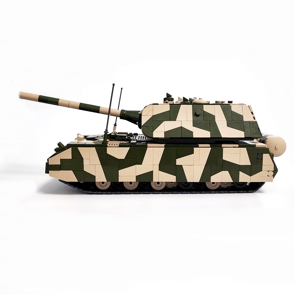 VIII号戦車マウス 超重戦車マウス WWⅡ ドイツ軍 ミニフィグ ブロック戦車 パンツァーブロックス 送料無料 国内発送 ESシリーズ_画像3