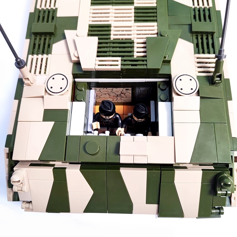 VIII号戦車マウス 超重戦車マウス WWⅡ ドイツ軍 ミニフィグ ブロック戦車 パンツァーブロックス 送料無料 国内発送 ESシリーズ_画像9