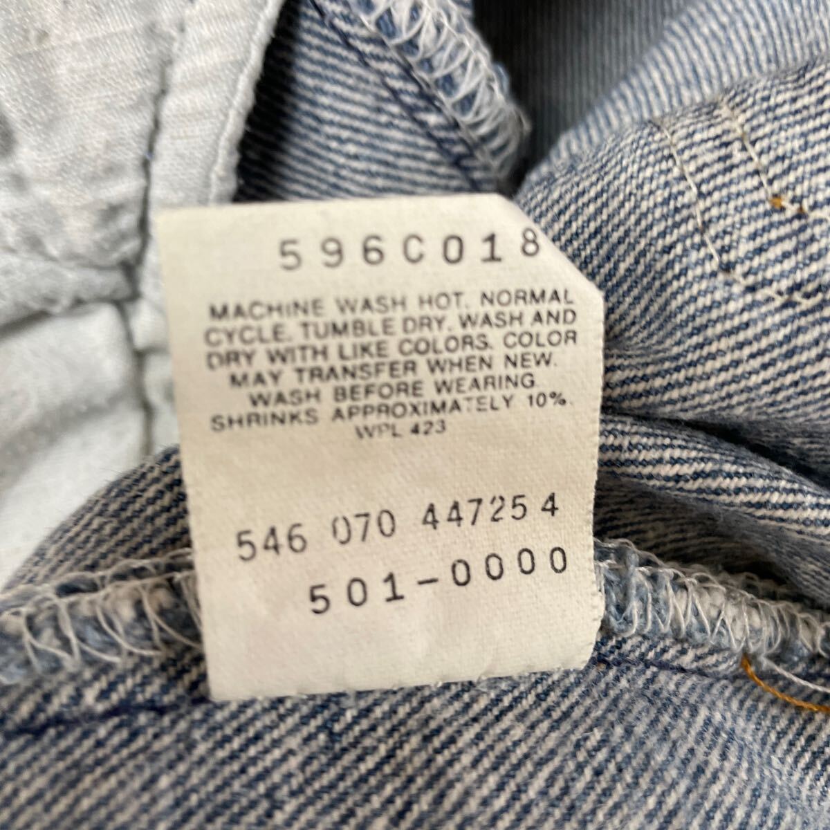 Levis 501xx Made in USA W34の画像5