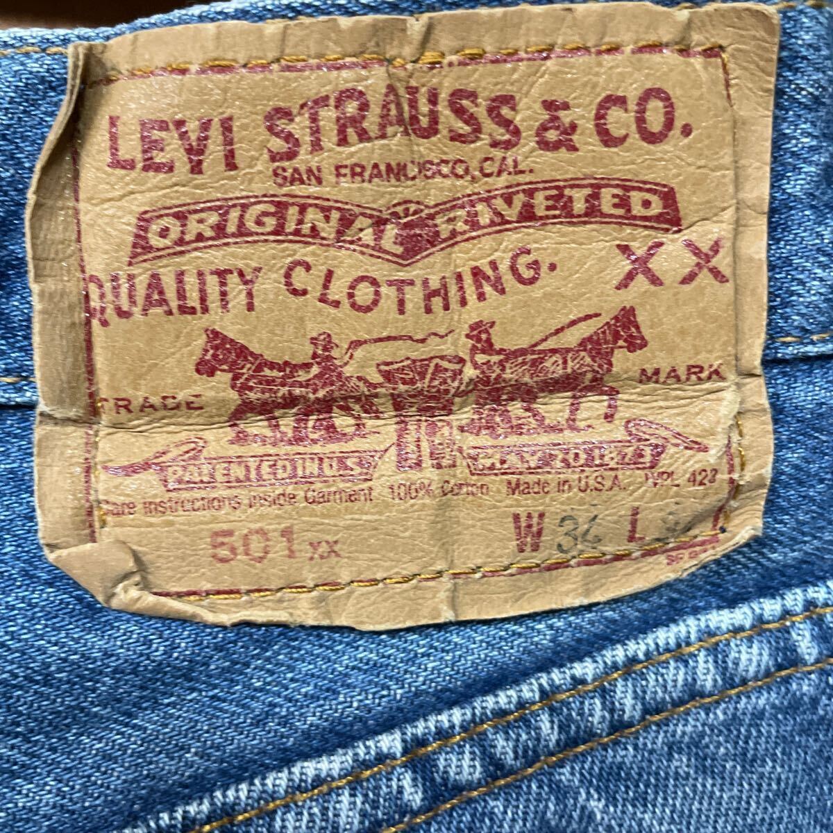 Levis 501xx Made in USA W34の画像3