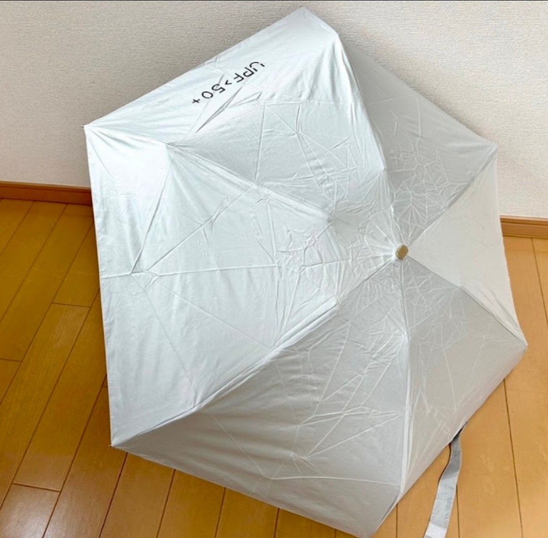 UVカット 折りたたみ傘 耐風撥水 晴雨兼用 コンパクト 日焼け防止 白