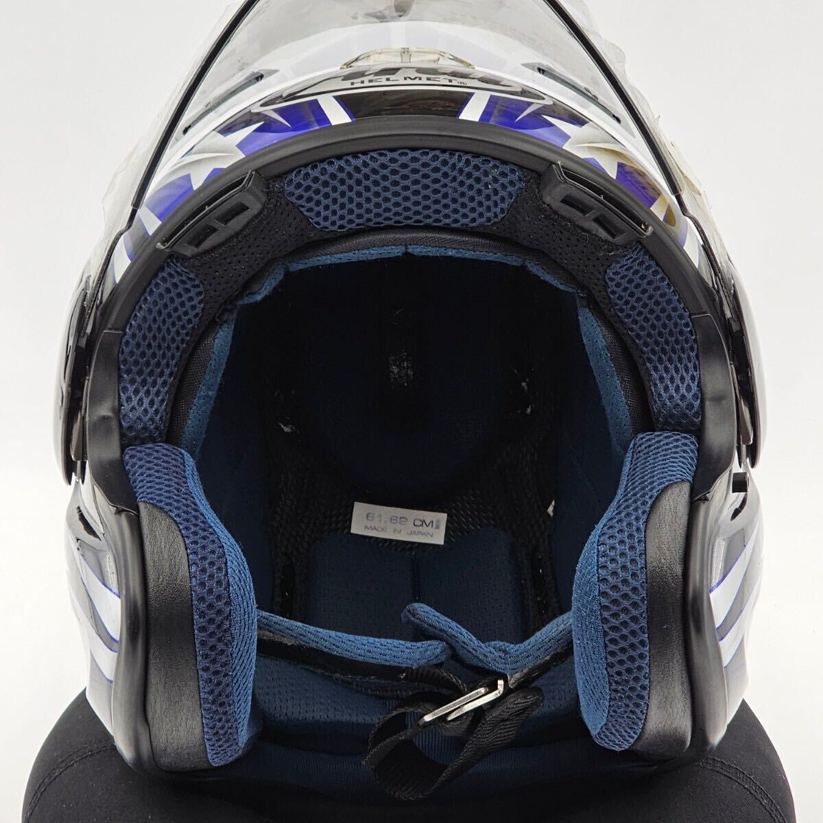 ARAI SZ-RAM3 STELLA BLUE アライ SZラム3 ステラ ブルー XLサイズ(61-62cm)の画像8