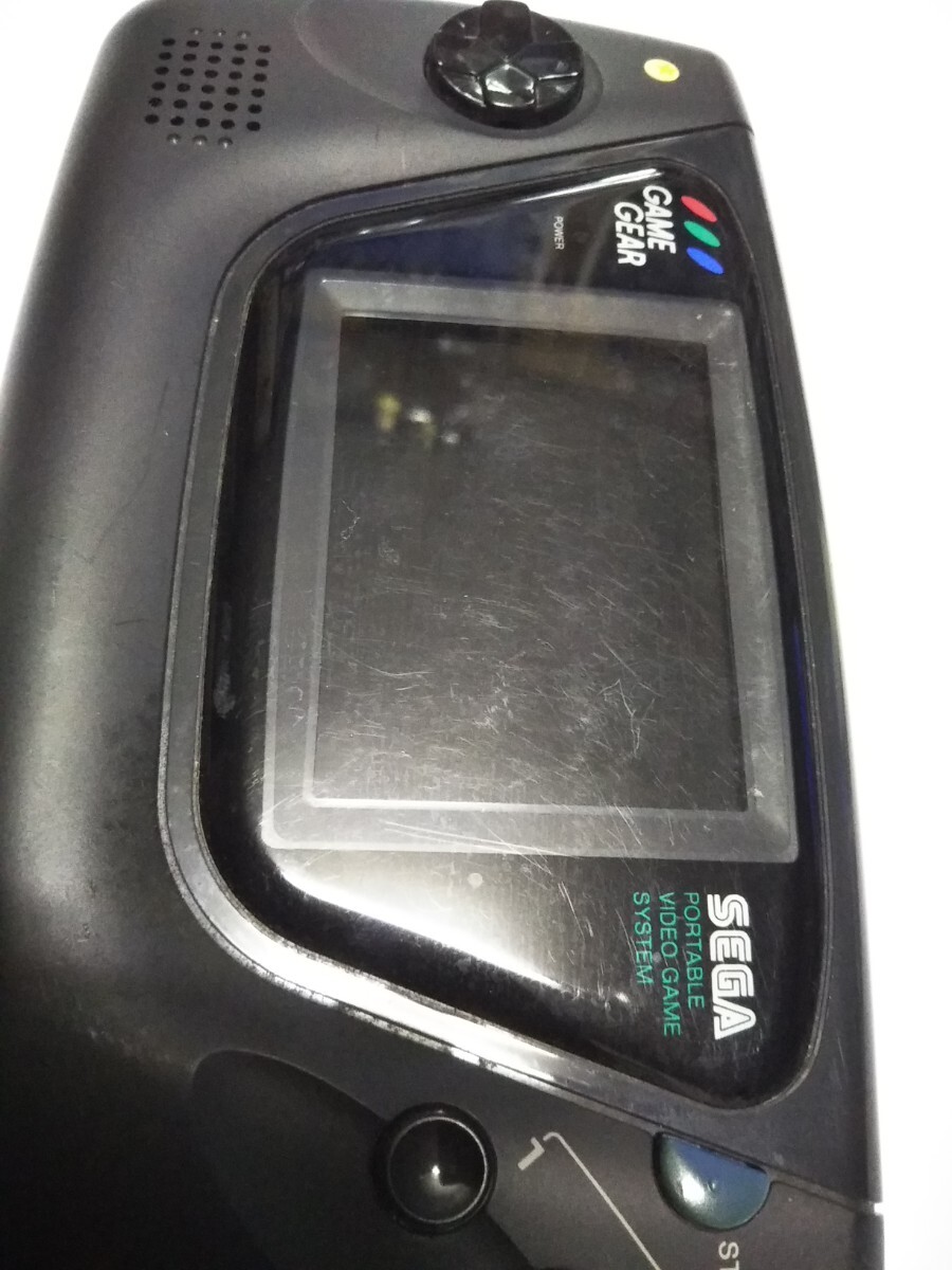  Game Gear Junk electrification lamp most the first only attaching. . screen is not attached battery part corrosion less degree normal Sega GAME free shipping 