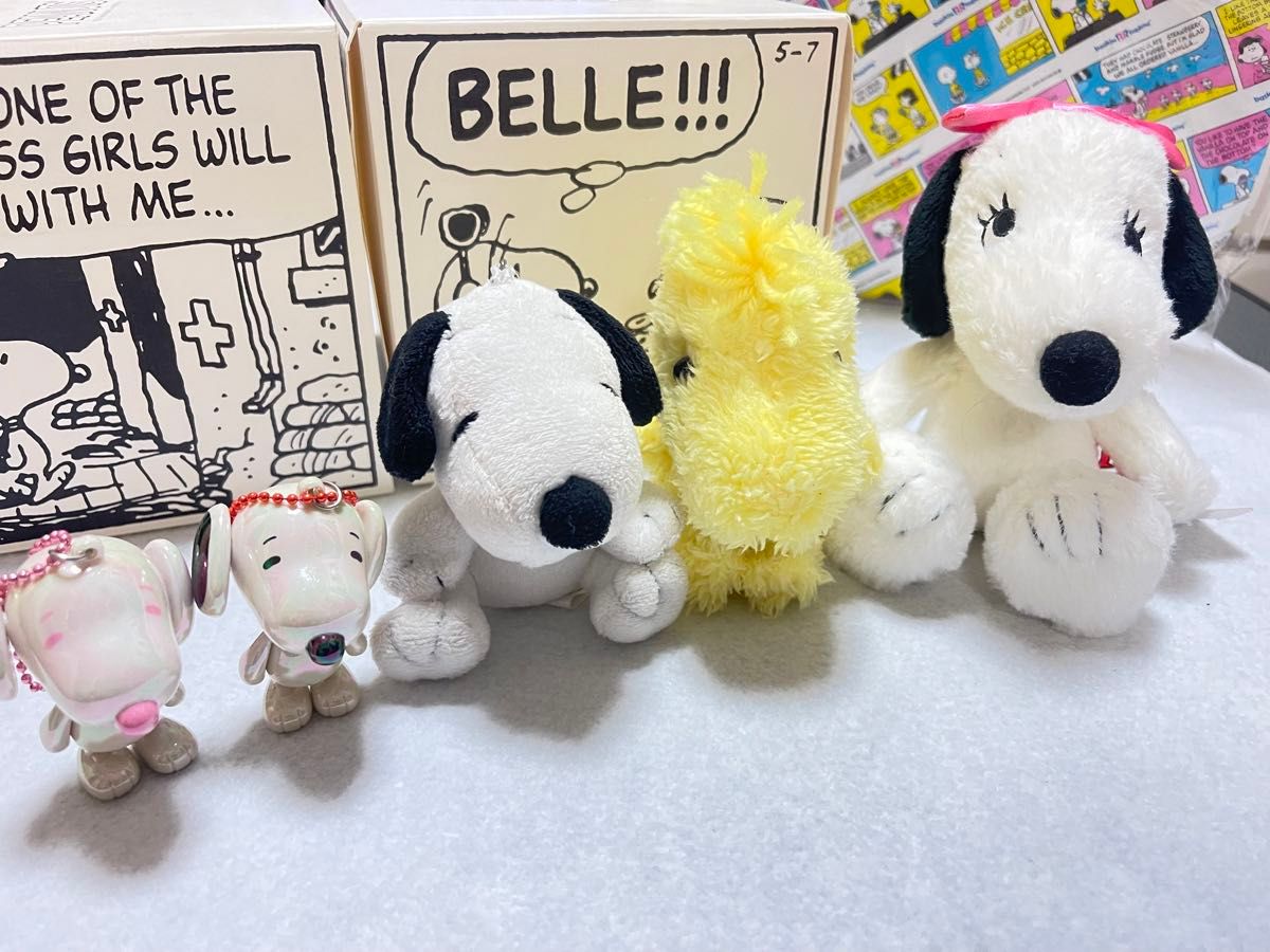 お得】 【美品】ぬいぐるみまとめ売り スヌーピー 3体&ウッド お得】 【美品】ぬいぐるみまとめ売り スヌーピー 3体&ウッド