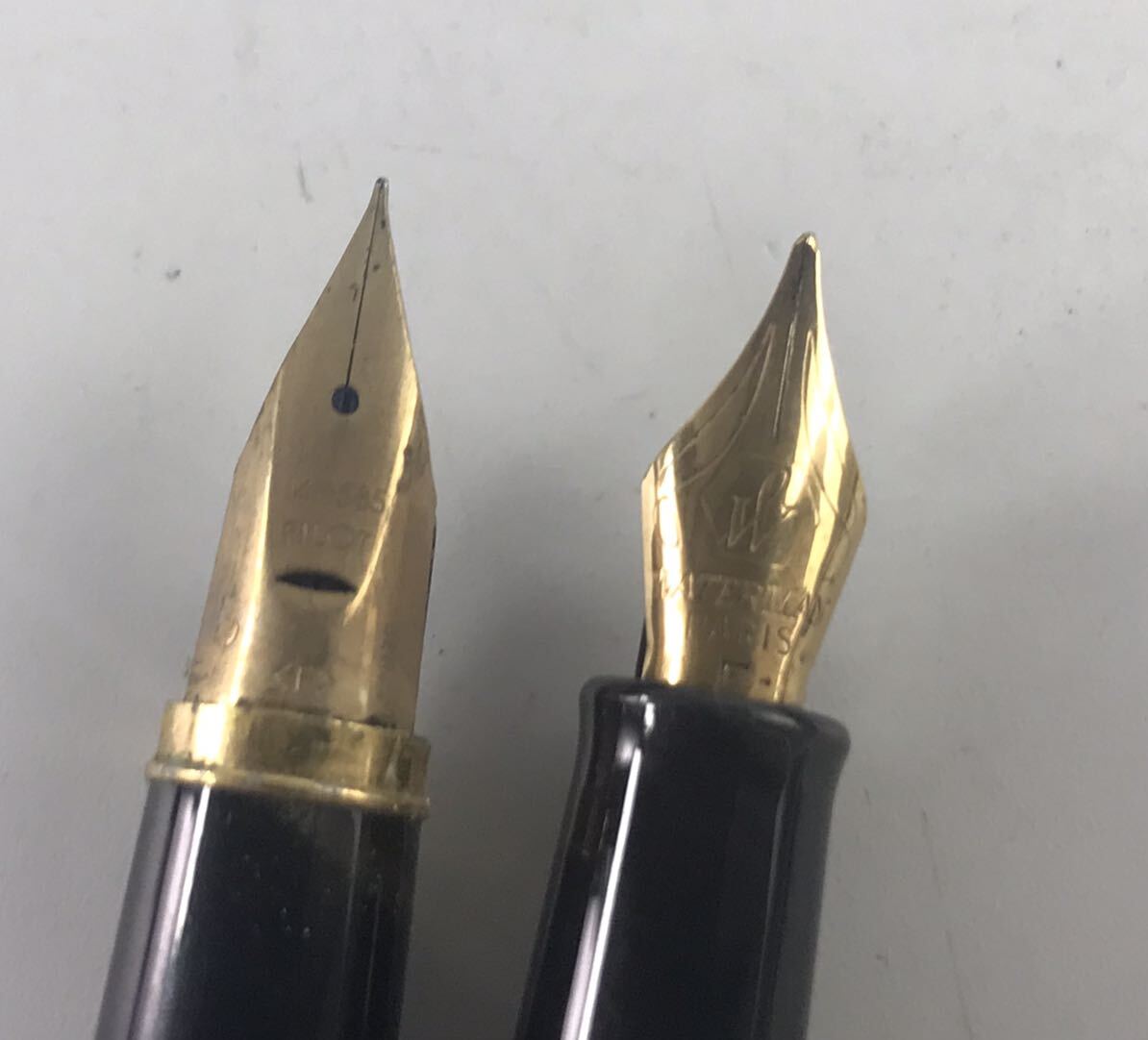 1000円〜●★筆記未確認★ 万年筆 色々 PARKER PILOT WATERMAN ペン先 750 18K 14K-585 替えインク付まとめ ★okoy2549440-274★op3515_画像2