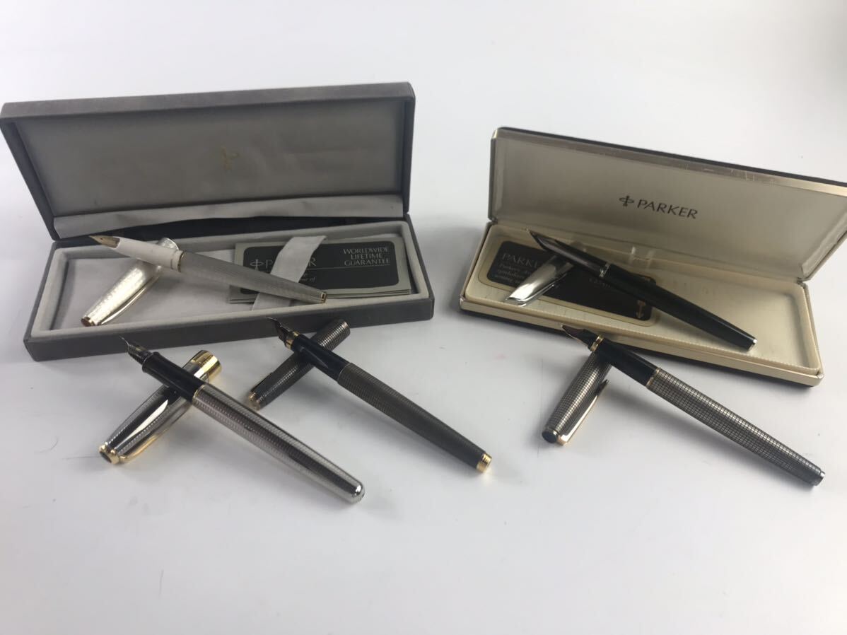 1000円〜●★筆記未確認★ 万年筆 色々 PARKER MONT BLANC PILOT ペン先 18k-750 スターリングシルバー 他まとめ★okoy2549440-274★op3516の画像6