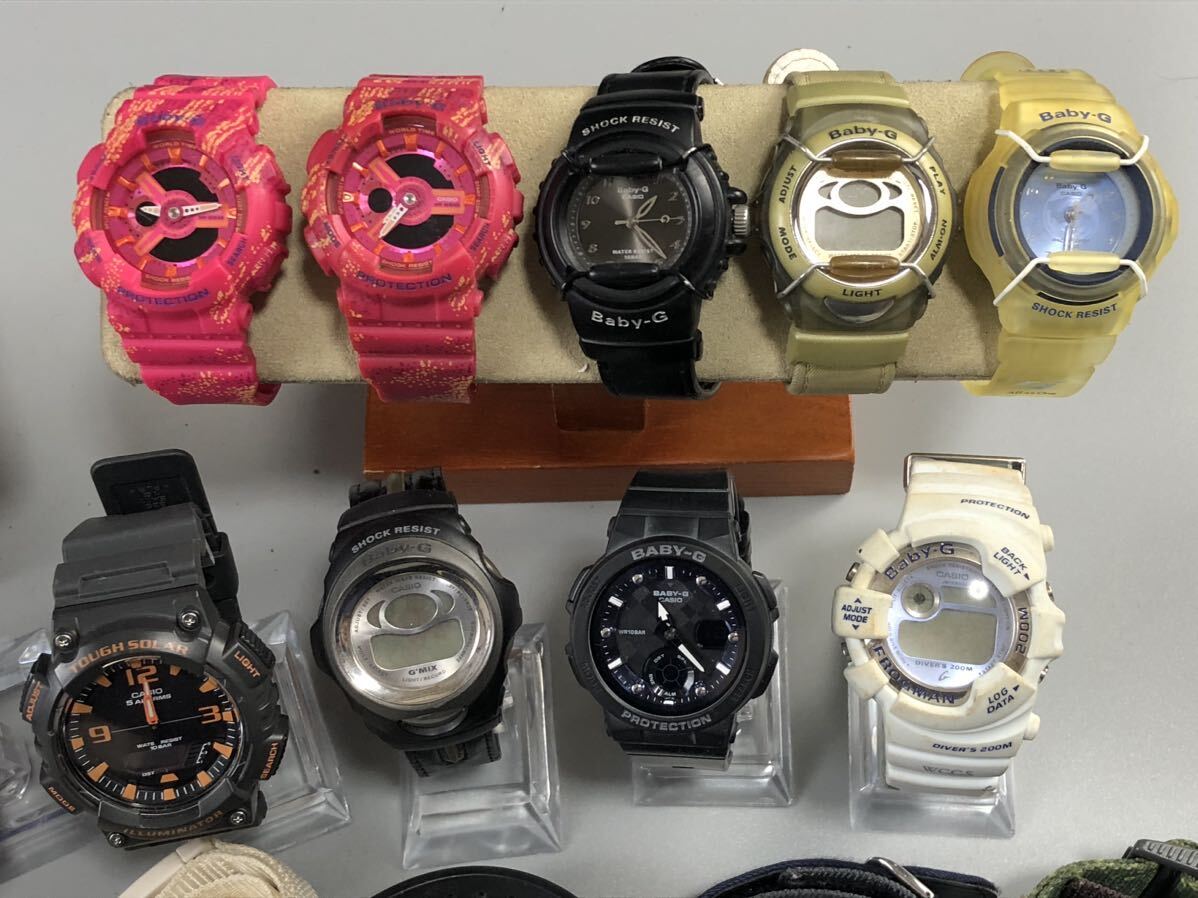 1000円〜●★一部稼働確認★腕時計 色々 G-SHOCK Baby-G フロッグマン DW-6400 GW-9330A デジタル 他 まとめ★okoy2542257-277★rt4051の画像3