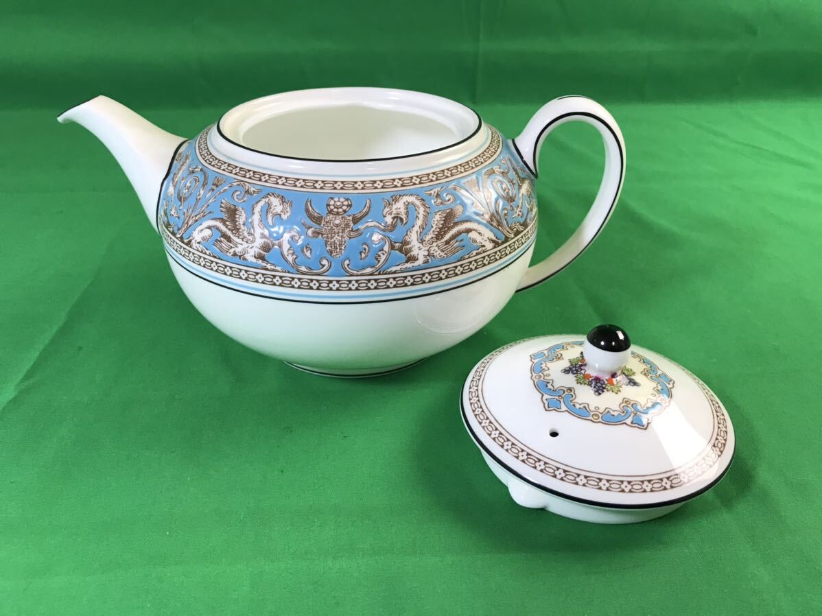 1,000円売切■ WEDGWOOD ウェッジウッド フロレンティーン スープ皿 ポット プレート 14点 セット おまとめ okoy-2598268-320★N1227の画像4