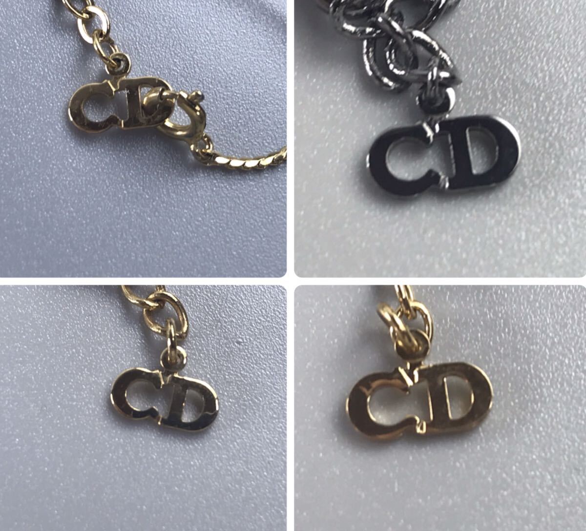 1000円〜●★アクセサリー ネックレス ブレスレット ロゴプレート リボン Christian Dior ゴールド まとめ ★okoy2545286-181★op3517の画像10