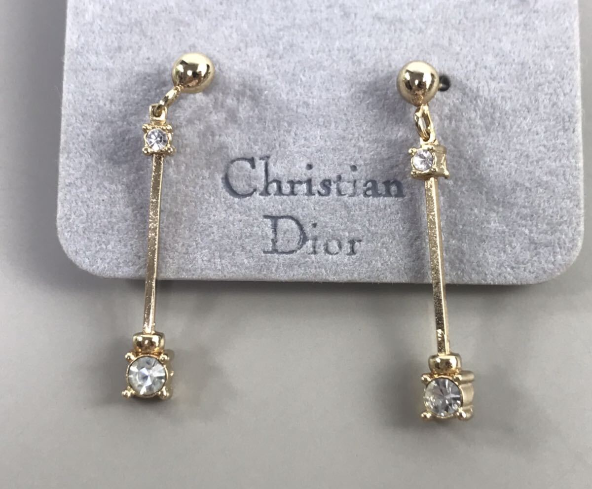 1000円〜●★アクセサリー★ ネックレス バングル イヤリング Christian Dior ロゴプレート CD シルバーゴールド★okoy2590679-204★op3675の画像4