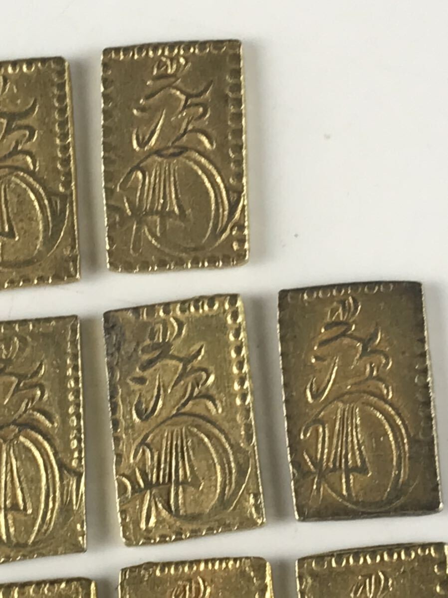 1000 jpy ~** Japan old coin two minute gold two minute stamp gold gross weight 30g coin present condition goods 10 sheets summarize *okoy2586418-98*oc1373