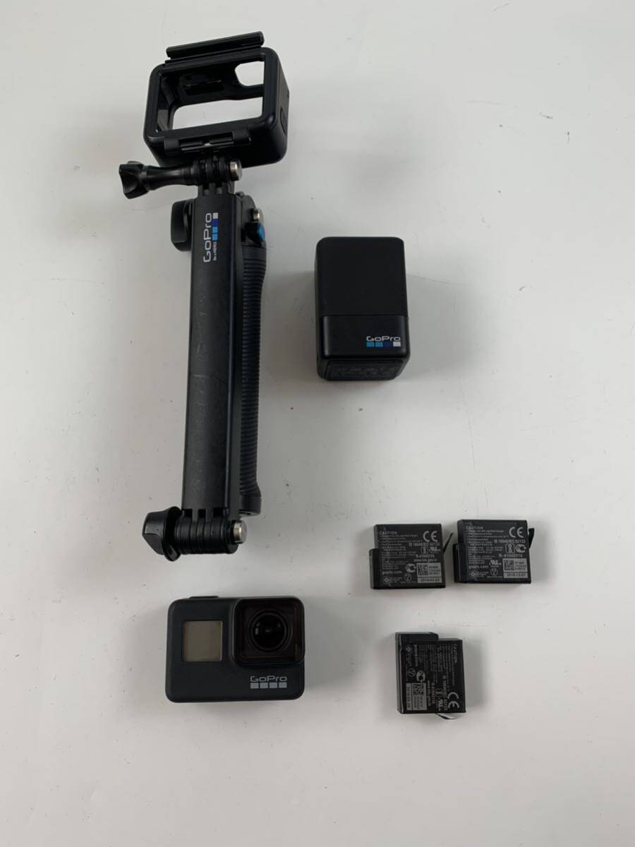 1000円~■★通電確認のみ★GoPro ゴープロ BLACK HERO 7 アクションカメラ ウェアラブルカメラ ★okoy2601982-315★t9079_画像1