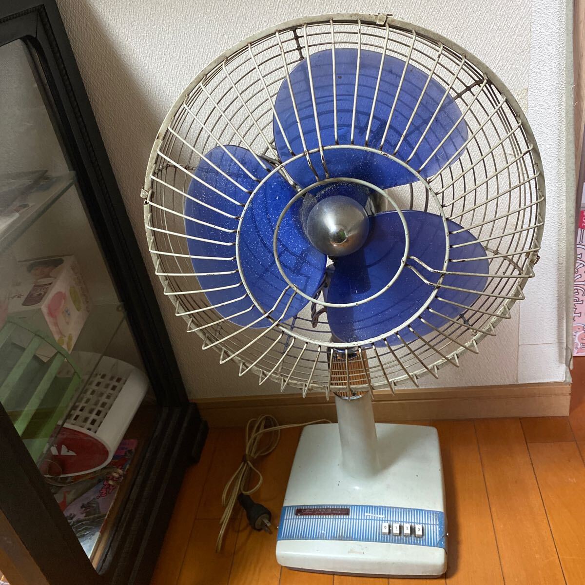 扇風機 昭和レトロ 当時物 レトロ扇風機 アンティーク 明電の画像1