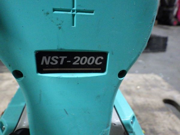 f1571▼ ニコン NST-200C 測量機 測定器 フィールドステーション トータルステーション 電池切れ?で動作未確認 液晶割れ 現状品 中古の画像9