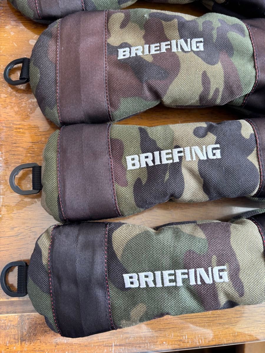 美品 BRIEFING ブリーフィングゴルフ ヘッドカバー ブラック 美品 BRIEFING ブリーフィングゴルフ ヘッドカバー ブラック
