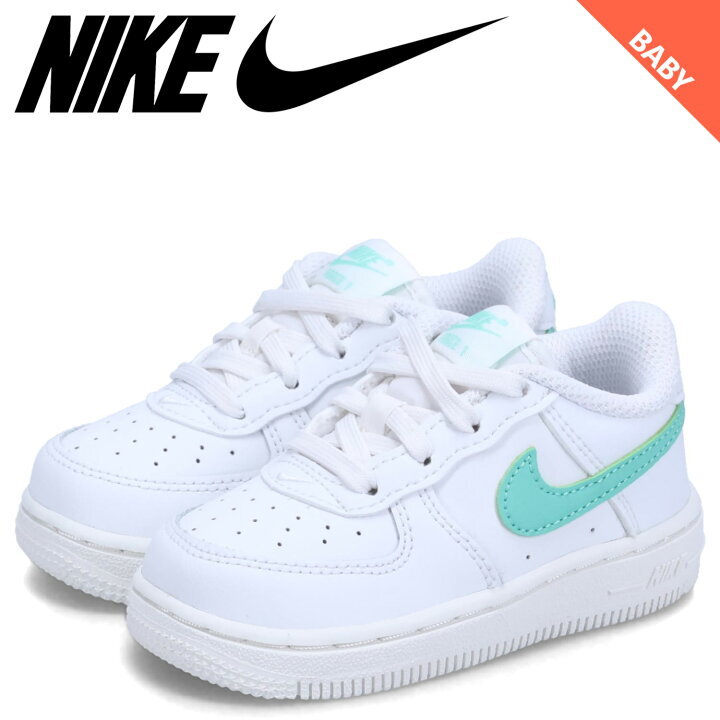 送料510円～ 新品 15.0cm ナイキ フォース 1 ロー ホワイト/エメラルド FORCE 1 LOW NIKE FJ3486-104の画像1