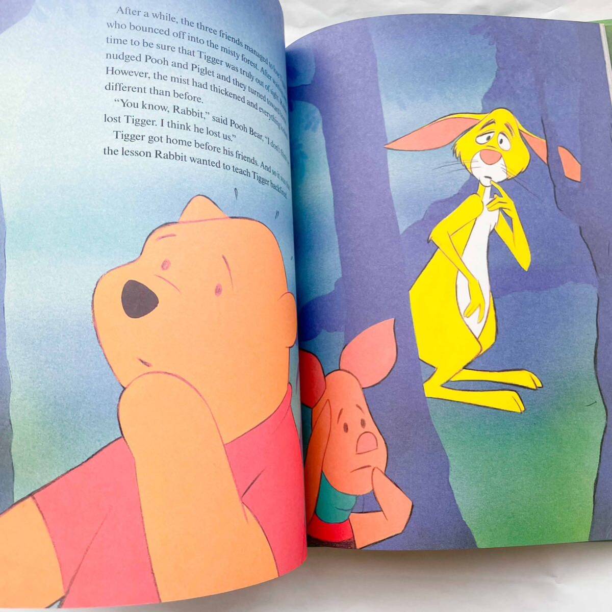 90年代 ディズニー クマのプーさん 洋書 USA製 絵本〈検索：昭和レトロ ミッキーマウス アメキャラ〉_画像8