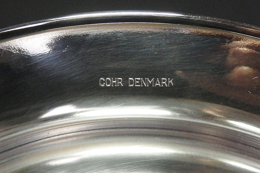 【240419⑥】デンマーク製 COHR製 銀ボウル DENMARK刻印有り 共箱付の画像5