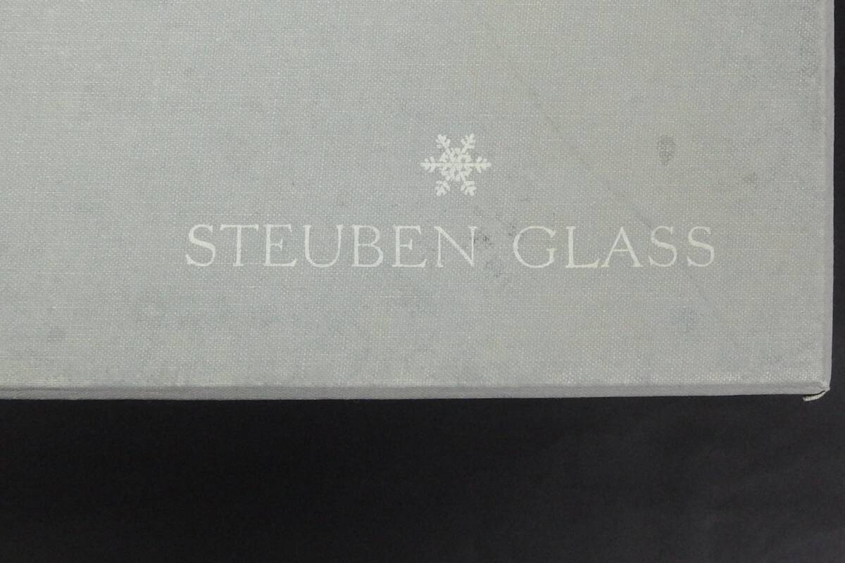 【240414⑩】STEUBEN GLASS（スチューベン・グラス） 鉢　ボウル　在銘有り　共箱付_画像10