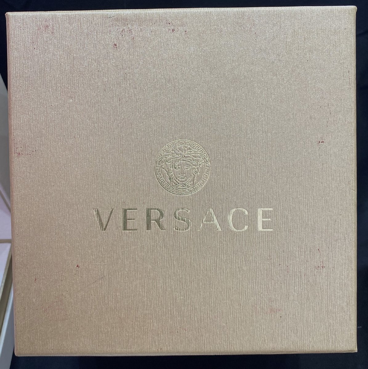 【6EH勝04005C】1円スタート★VERSACE★ヴェルサーチェ★VFG170016★クロノグラフ★黒文字盤★クオーツ★メンズ★腕時計★稼働品★箱あり_画像10