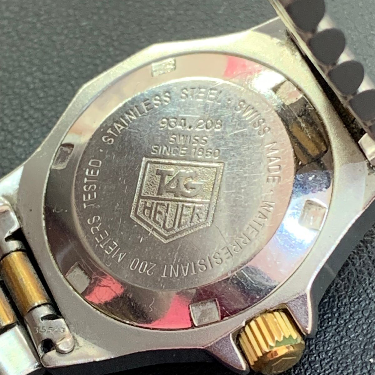 【5CH半03011F】★１円スタート★腕時計★稼動品★タグホイヤー★TAG HEUER★デイト★934.208★プロフェッショナル★クオーツ★美品★_画像4