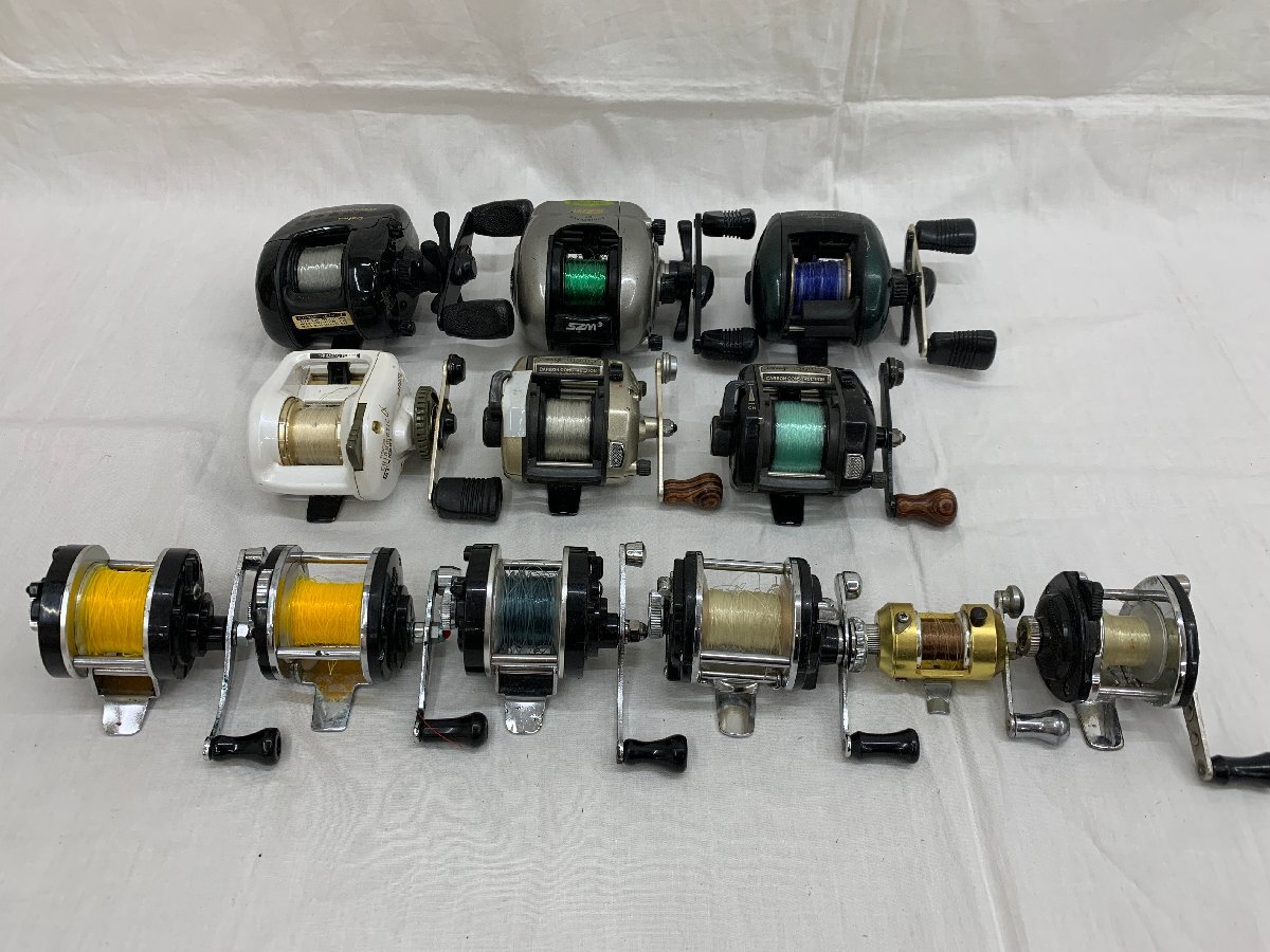 【8MTメ04013E】１円スタート★SHIMANO★DAIWA★SZM★OLYMPIC★ベイトリール★まとめ★12点★大量★チヌ★釣り具★釣り★リール★_画像4