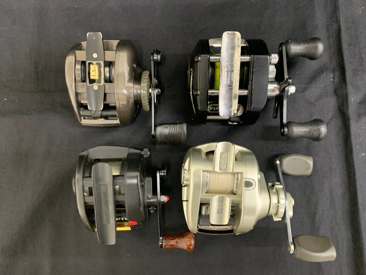 【6MTメ04016E】１円スタート★SHIMANO★DAIWA★ベイトリール★4点★チヌチェイサー★マグプラス★チヌ★釣り具★釣り★リール★の画像6