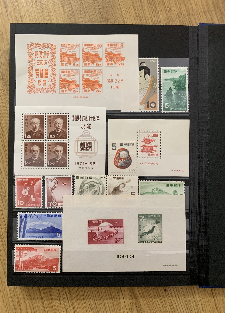 [5ST Tsu 04013D]1 jpy start * Japan stamp * commemorative stamp * ordinary stamp * New Year's greetings stamp * aviation stamp * national park * block * small size seat *BOOK1 pcs. *. summarize 