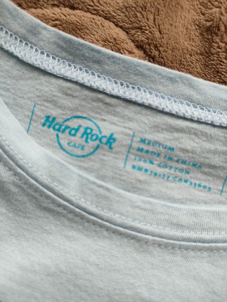 Hard Rock Cafe シャツ  ライトブルー ハードロックカフェ