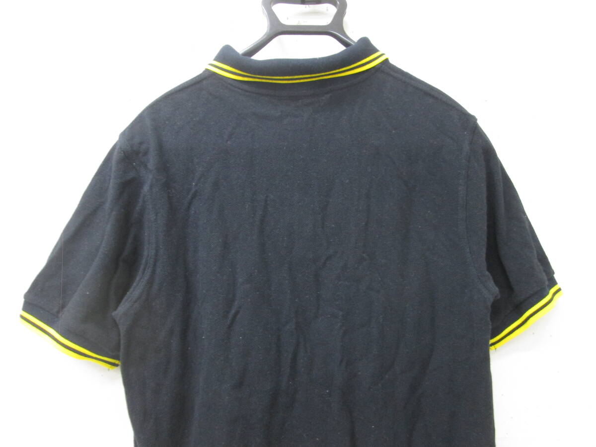 (19)!FRED PERRY Fred Perry M12 men's polo-shirt with short sleeves size 101CM 40 England made black 