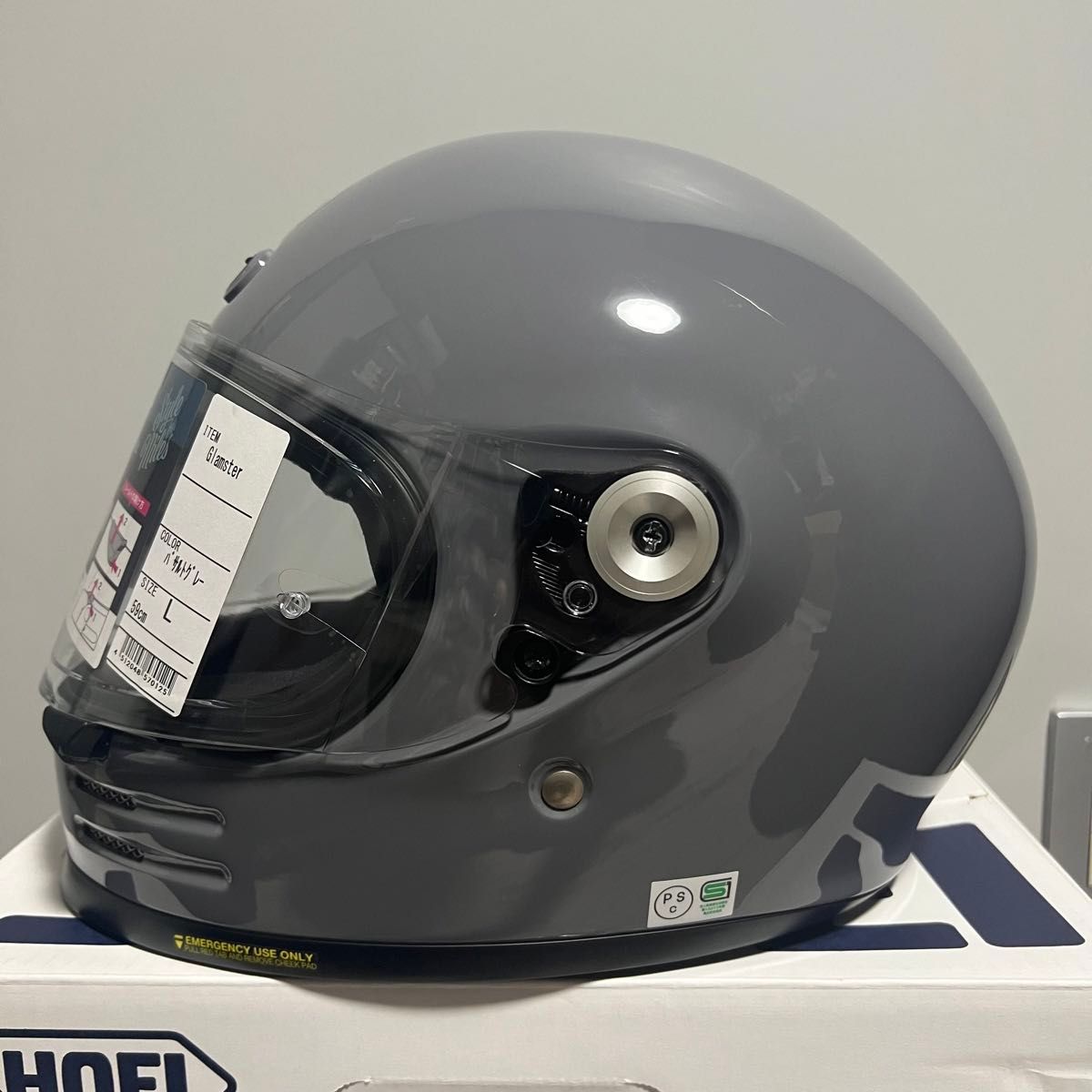 SHOEI Glamster グラムスター バサルトグレー Lサイズ フル SHOEI Glamster グラムスター バサルトグレー Lサイズ フル