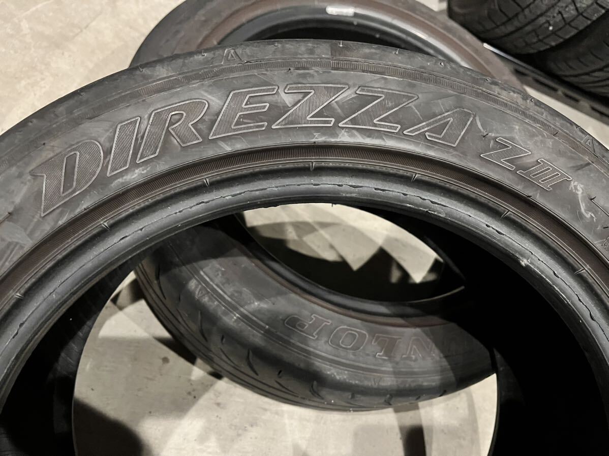 195/50R16 ダンロップ DIREZZA ZⅢ DUNLOP ディレッツァ ６部山 2本セットの画像2