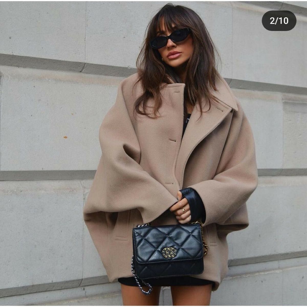 大人気 ZARA ZW COLLECTION ショート ウールブレンド コート XXS 大人気 ZARA ZW COLLECTION ショート ウールブレンド コート XXS
