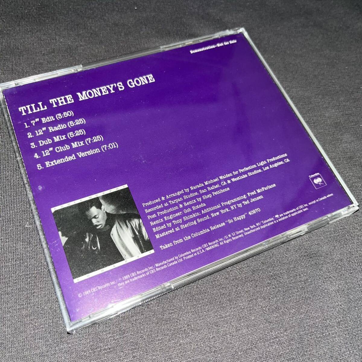 EDDIE MURPHY / Till The Money’s Gone USA PROMO CD (CSK-1896) プロモ盤 Shep Pettibone Mixes エディ・マーフィーの画像2