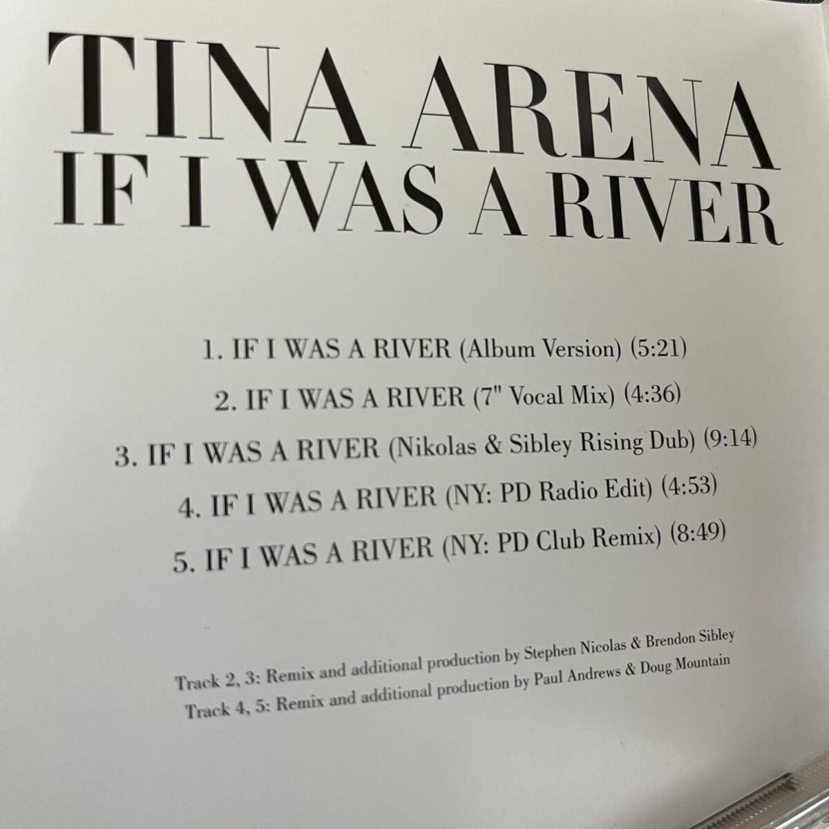 TINA ARENA / If I Was A River (Remixes) 日本盤 Maxi CD (ESCA 7454) Diane Warren ティナ・アリーナ /イフ・アイ・ワズ・ア・リヴァー_画像4