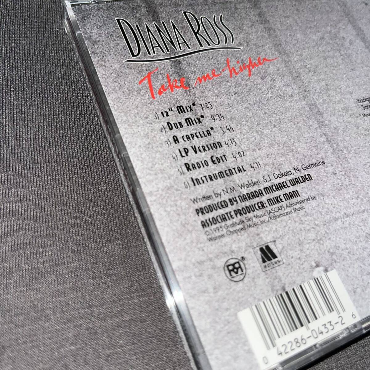 DIANA ROSS / Take Me Higher (Remixes) 輸入盤 Maxi CD Single (422860433-2) Naradaダイアナ・ロス /思い出にかわるまで SCD_画像4