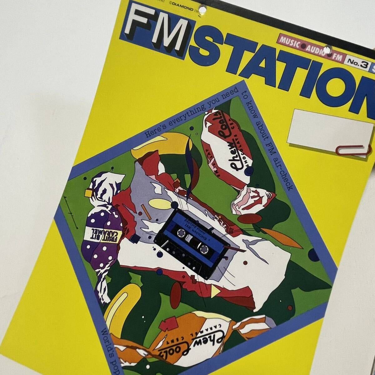 鈴木英人 FM STATION 1982年 レトロ 昭和レトロ 当時物 ファンシー FMステーション レポートパッド 文房具 80年代の画像6